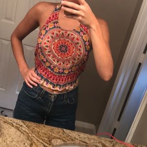 Billabong open back halter